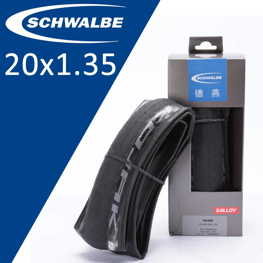 SCHWALBE KOJAK 20x1.35inch 35-406 Folding Bicycle Tire Performance Line RaceGuard Sports Travel Bike Tyre