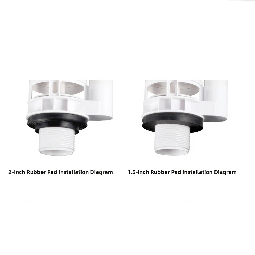 Control Dual Flush Valve Parts Adjustable Flush Push Button Water Tank Part For Home Seats Toilet With Silicone Sealing Gasket