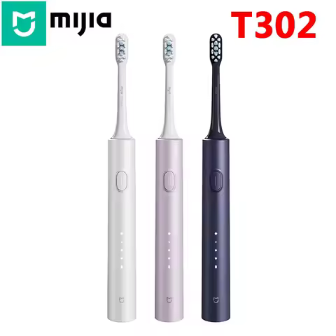 Original Mijia T302 Sonic Electric Toothbrush IPX8 Waterproof Wireless Charging 4 Brush Head Sonic Electronic Tooth Brus New