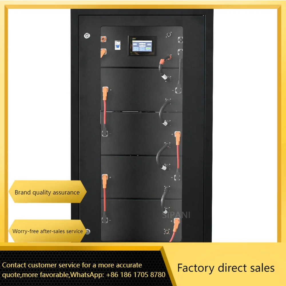 Server Rack Cabinet Type LiFePO4 High Voltage 192V High Capacity 100Ah/150Ah/200Ah/300Ah Solar Battery Module