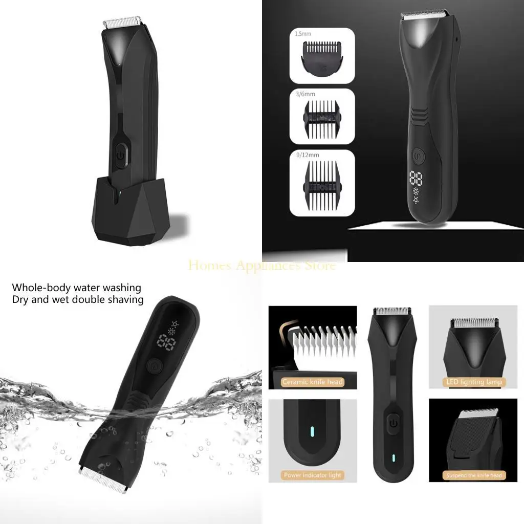 

D0AB Электрический триммер для волос для мужчин. Опасной водонепроницаемые портативные волосы триммер