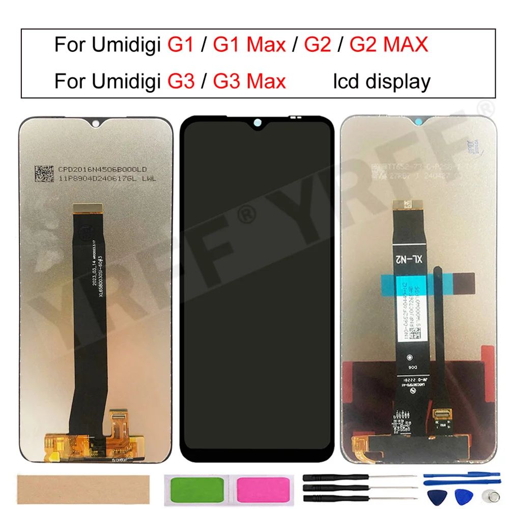 

Touch Screen Digitizer Assembly for Umidigi G3 Max G1 G2 Max LCD Display, LCD Screen Replacement Part