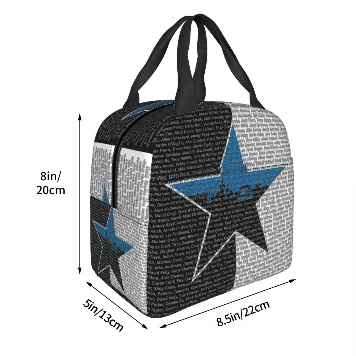 New 2023 Every NUFC Player EVER Insulated Lunch Bag for Women Kids Portable Food Boxes Thermal Lunch Box Tote