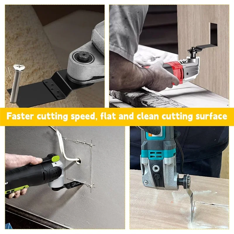 شفرات المنشار المتأرجحة من ABJI ومحول عالمي لـ Fein Multimaster Black And Decker