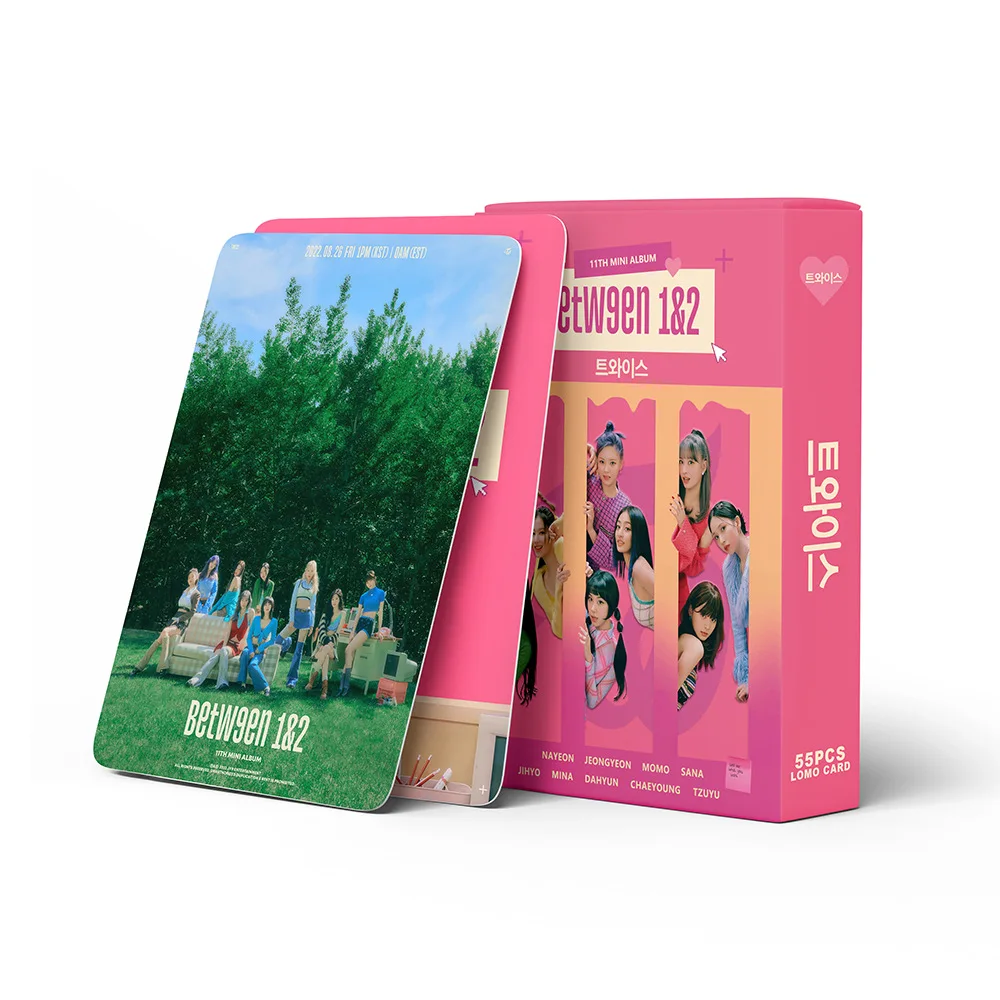 55pcs/set TWICE Photocard New Album The Feels High Quality HD Photo LOMO Card Pictures Fans Gift