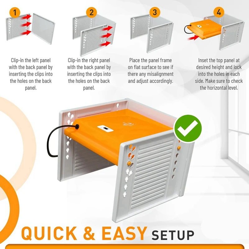 MAKE-Chick Brooder Heizplatte Chicken Brooder Heater mit einstellbarer Höhe und Winkel, digitale Temperaturregelung