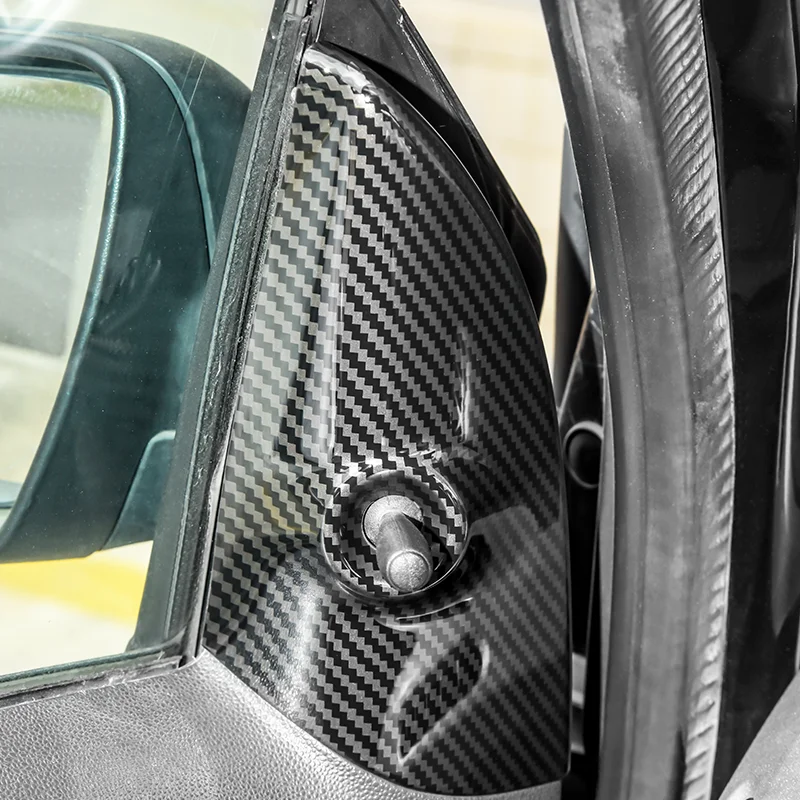 for Smart 451 Fortwo Forfour 2007 2008 2009 2010 A Pillar Audio Speaker Panel Cover Decoration Sticker Trim Car Accessories