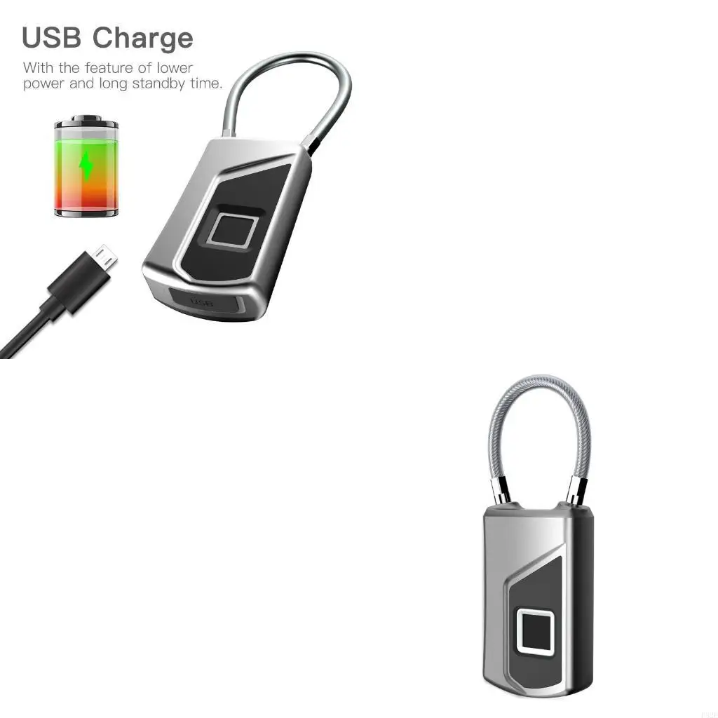

анти-крамотный отпечаток пальцев замок для for Touch Lock USB Зарядка для студентов-девочек женски мужски для зала