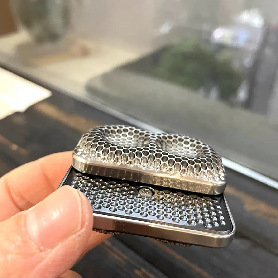 Super8 EDC Fidget Spinner Slider Metalen Zirkonium Titanium Legering Anti Stress Speelgoed Zintuiglijke ADHD Focus Tool