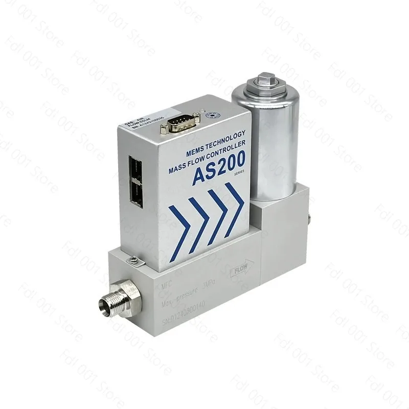 AS200B High Precision Aluminum MFC Gas Mass Flow Controller for Air and Micro flow Measurement