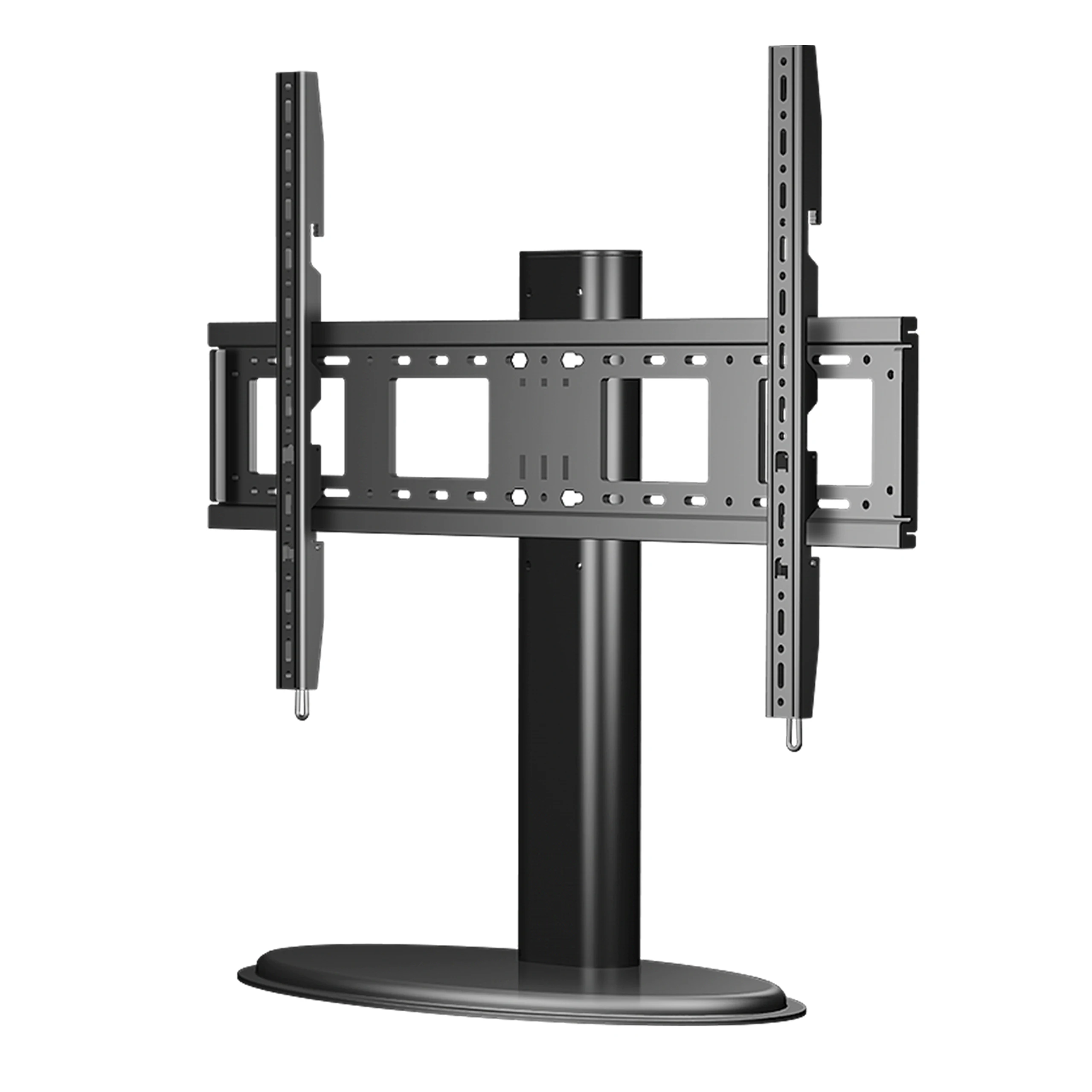 Large TV Stand Base for 37-90 inch TVs, No-Drill Installation, Adjustable Height, Thickened Metal Base with Excellent Stability