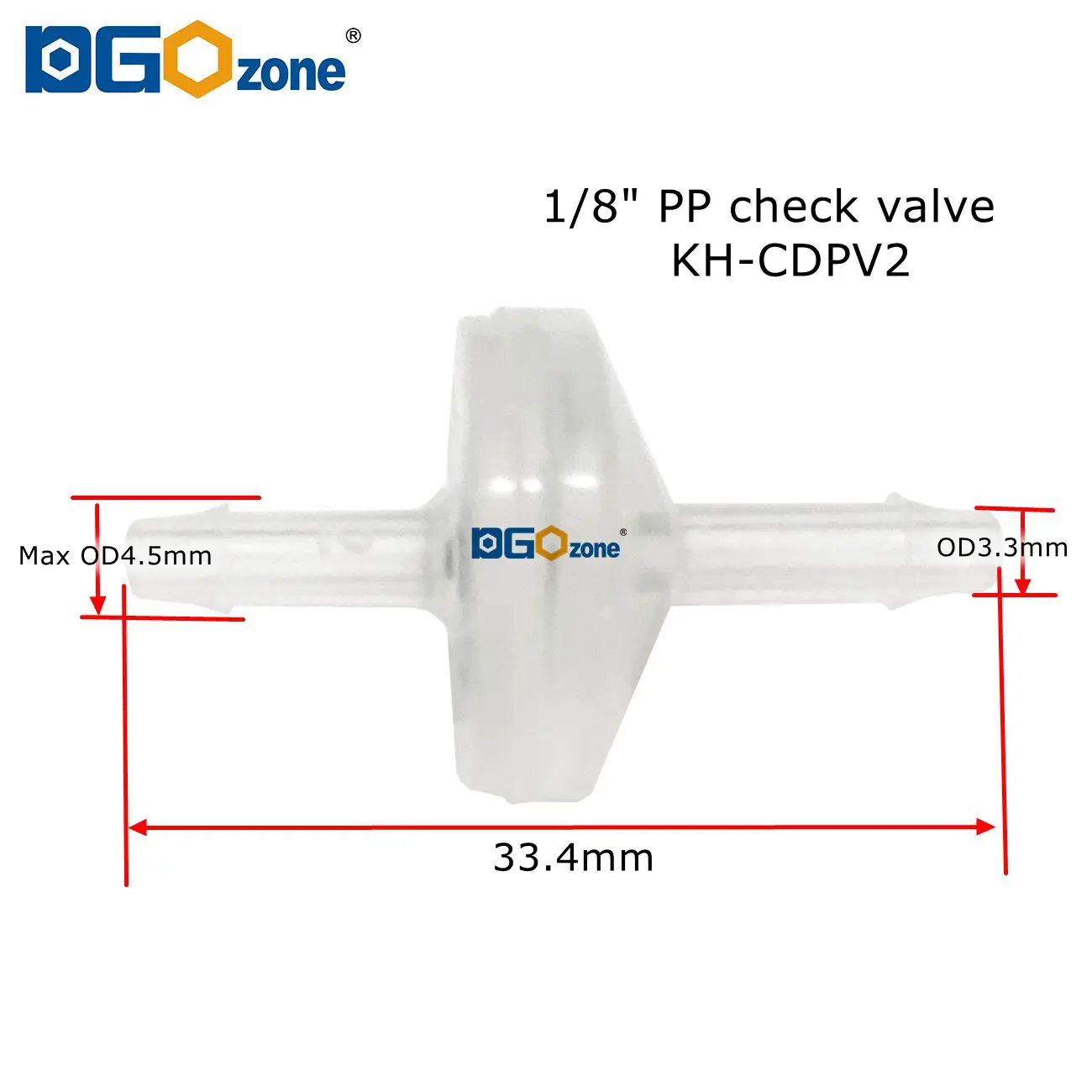 Clapet anti-retour en plastique PP pour aquarium, empêche le reflux d'air et de liquide, assujetà sens unique, livraison gratuite, 1/8 po, 3/8 po, 1/4 po