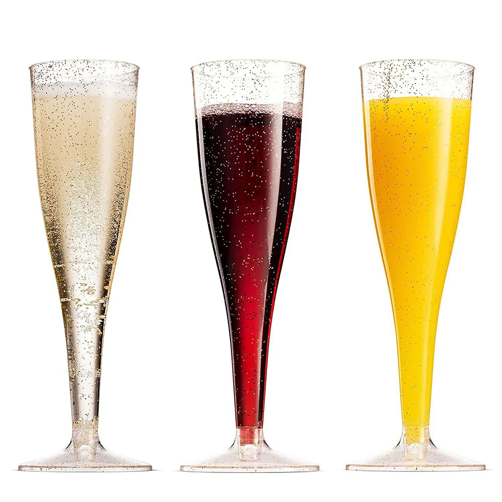 

5pcs Disposable Cups Plastic Wine Goblets Red Creative Star Cocktail Party Decorations Suitable Bars Events