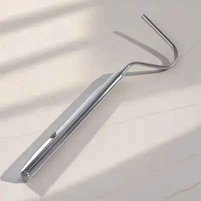 Stainless Steel Snake Hook 68Cm Retractable Design Duckbill Hook Head for Small Snakes Reptiles Wild Catching Gear