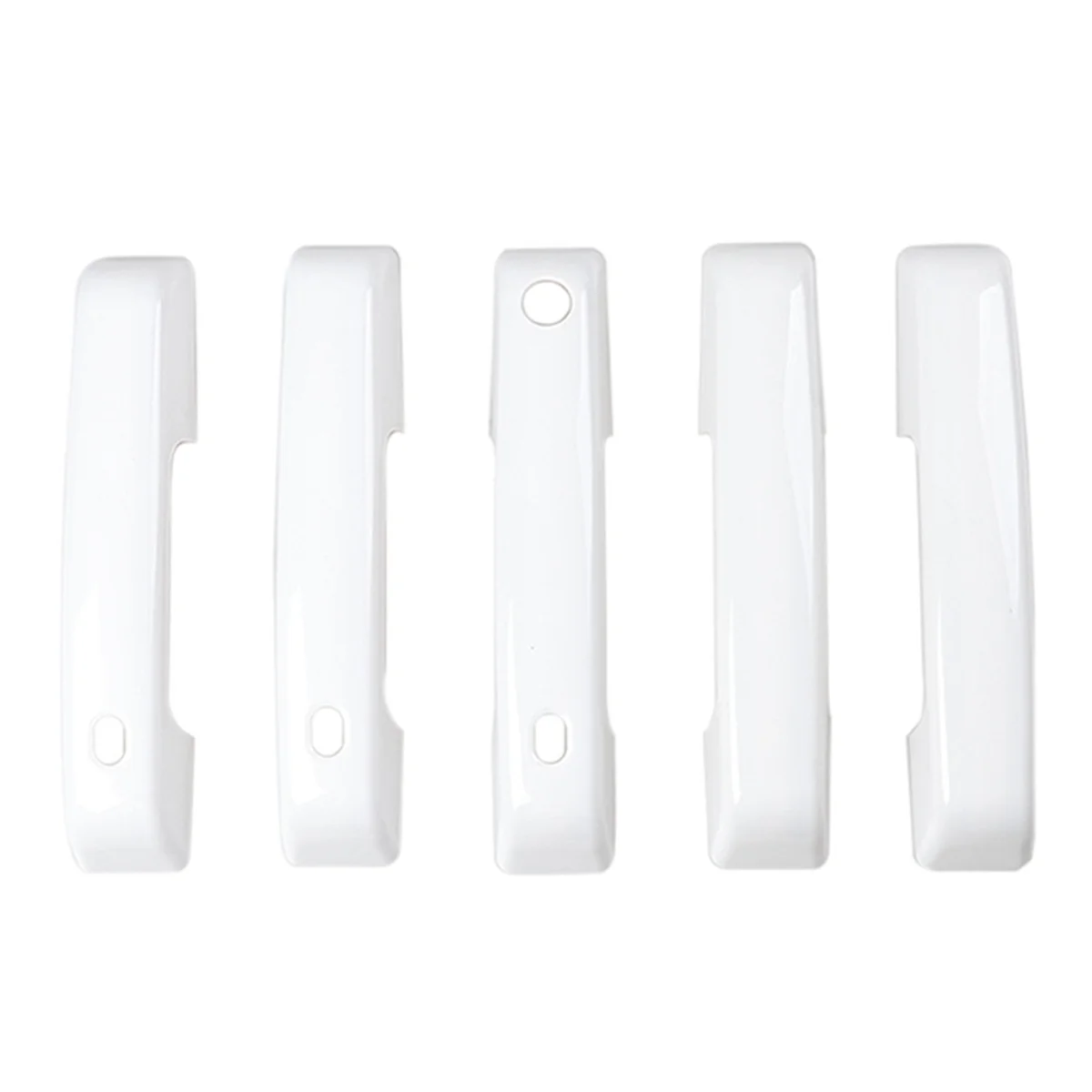 

Car Door Handle Protector Handle Cover Trim for 2021-2024 Accessories White with Smart Switch Hole