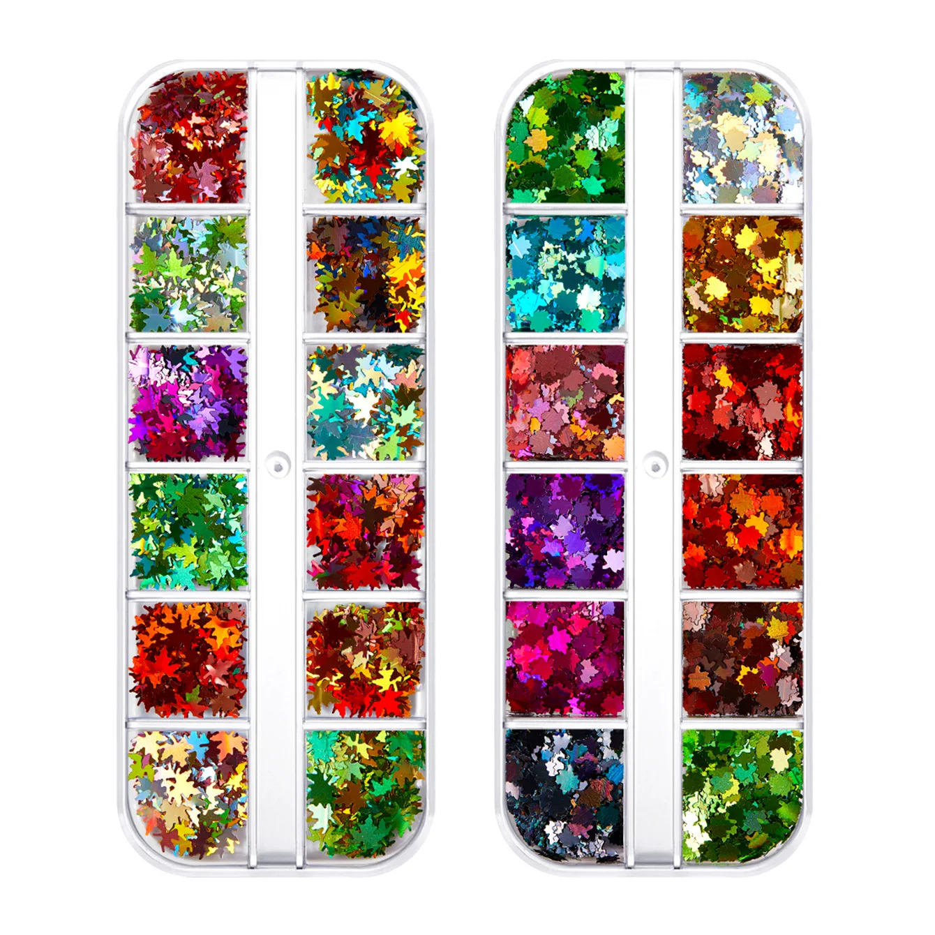 2025 جديد مابل ليف الترتر الليزر ليف مسمار بريق التصحيح تدفق القنب DIY بها بنفسك المواد اليدوية