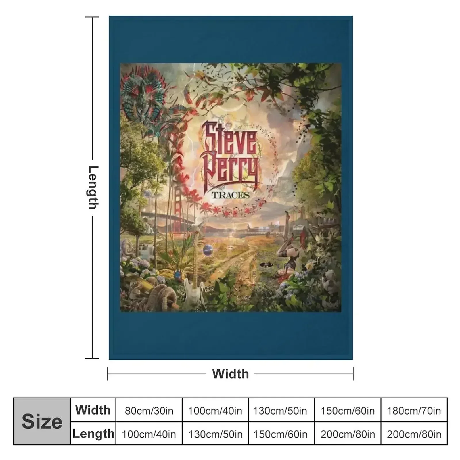 Mens Steve Perry Soft Fit Throw Blanket Shaggy Decorative Sofa Summer Travel Sofa Throw Plaid Blankets