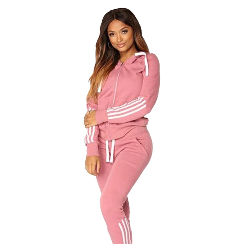 Fashion Pullovers Two Piece Suits Hooded Vintage Casual Aesthetic Letter Sweatshirts Print Spring Women Sports Long Pants Sets