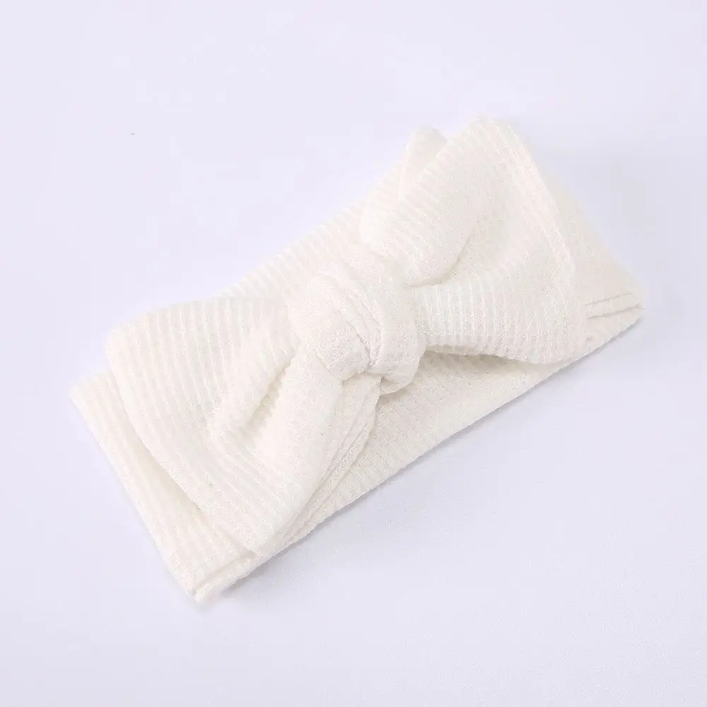 

Knotted Baby Girl Hair Accessories Elastic Baby Headwrap Girl Headwear Baby Headband Bowknot Turban Big Bow Hairband