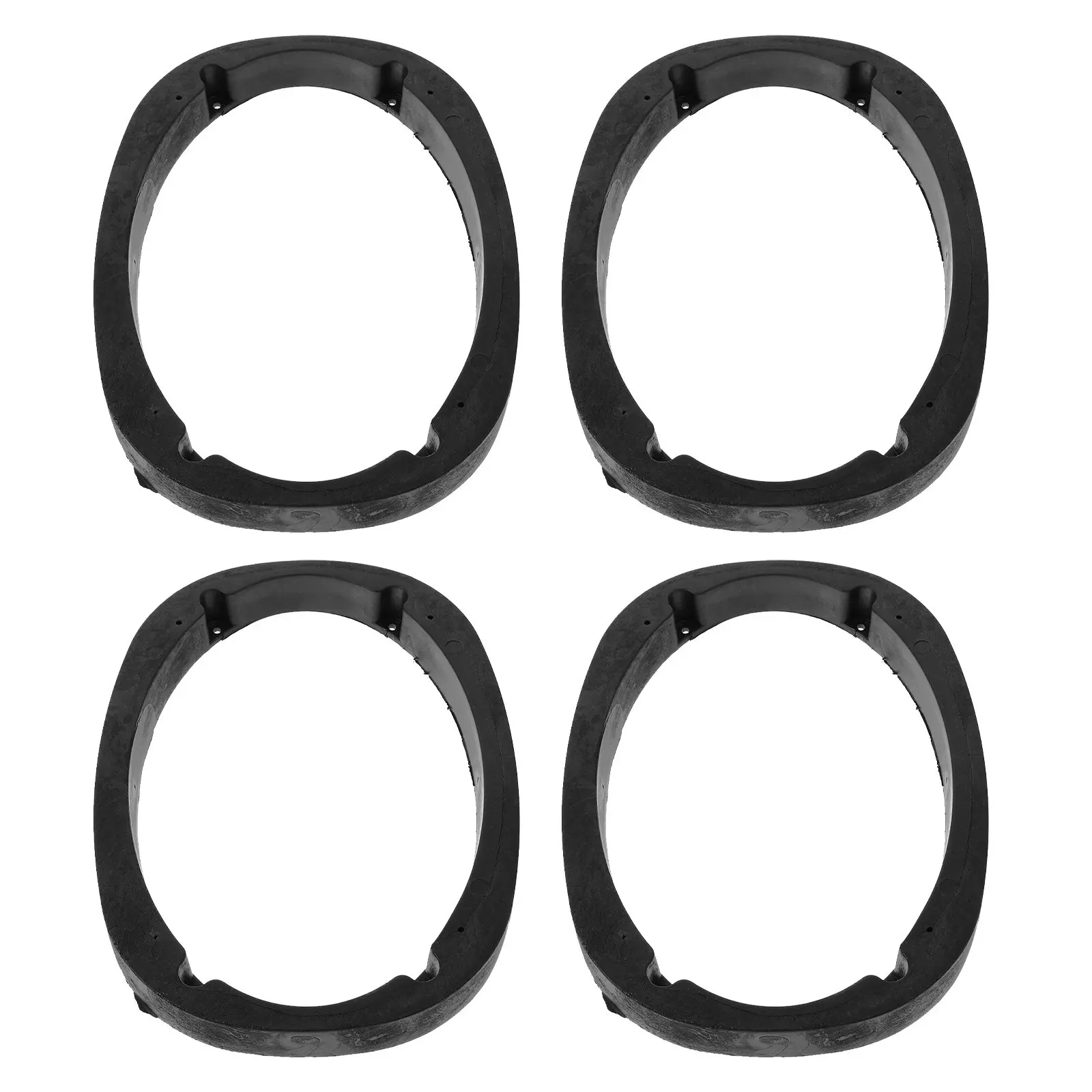 4Pcs 6x9 Speaker Riser Rings Car Door Speaker Spacer Adapter Set High-Density Beveled Acoustic Optimization Vibration Reduction