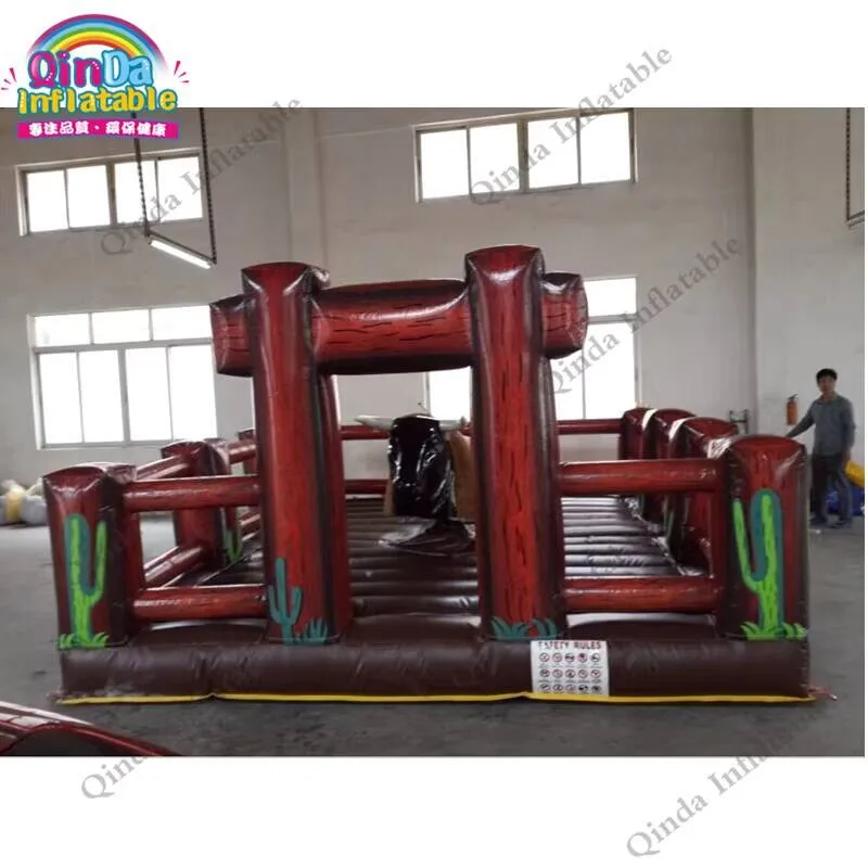 Crazy Spanish Bullfighter Game Inflatable Rodeo Mechanical Bull For Sale A Revolving Bullfighter