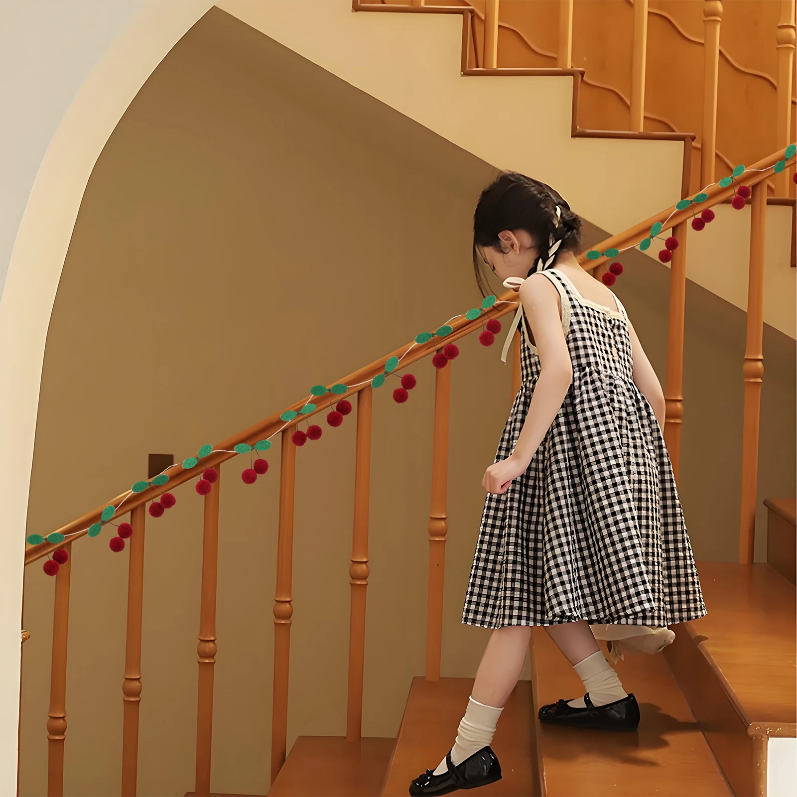 

Cake Ball Hanging Decoration Office Simulation Fruit Cotton Thread Decorations