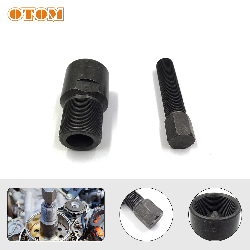 OTOM Motorcycle Repair Tool Magnetic Motor Pull Code Flywheel Puller Rotor Thread Diameter 27mm For KTM SXF XCF HUSQVARNA FC FX
