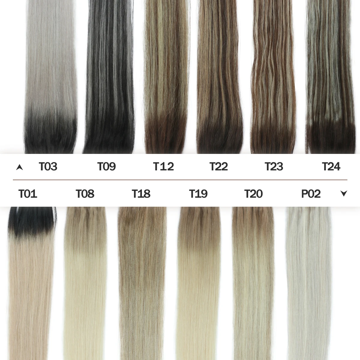 オンブレカラー I チップストレート人毛エクステンションケラチンヘアホットプレボンドマイクロビーズヘア女性用 12-20 インチ 50 個/パック