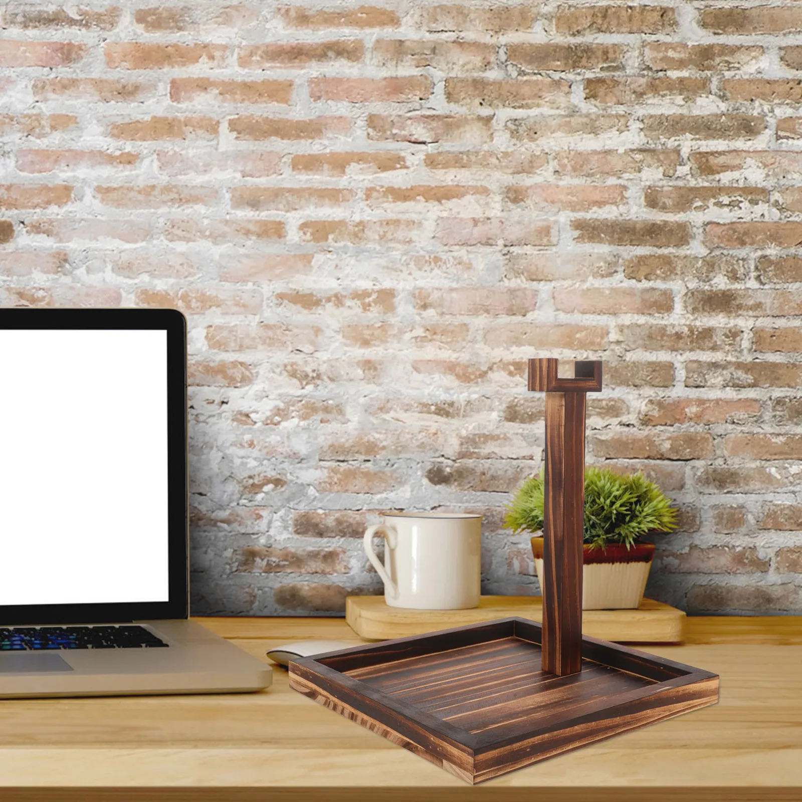 

Wooden Headphone Stand Holder For Desk Multi-Functional Headset Storage Rack Gaming Accessories Mount Organizer