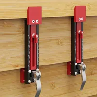 Allsome 2pcs Gecko Gauge Siding Installation Tool Siding Mounting Kit Adjustable Siding Reveals Dual Scale Metric/Imperial