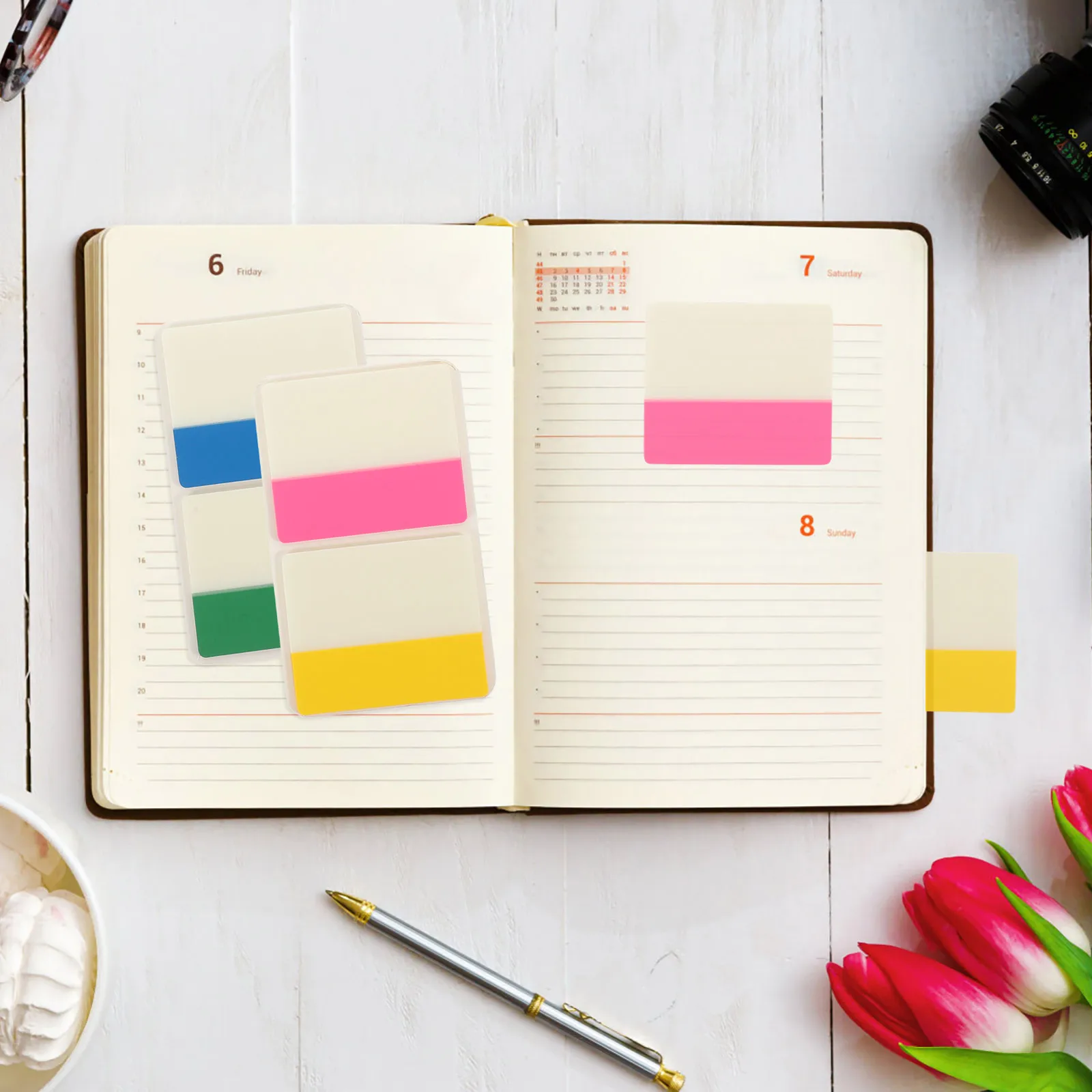 

5 Books Self Adhesive Convenience Sticker Bookmark Stickers Tabs Index Reusable The Pet Writable