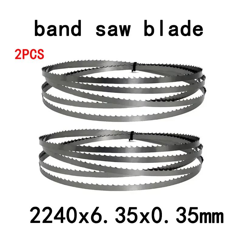 

2pcs for METABO BAS 315/316/317/318, Makita Carbon Bandsaw Blades 2240mmx6.35mm Band Saw 6 1014 TPI Woodworking Tools