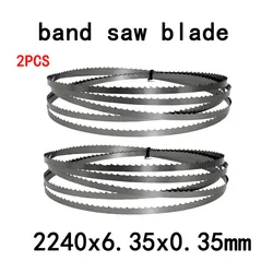 2pcs 2240 2032 for METABO BAS 315/316/317/318, Makita Carbon Bandsaw Blades 2240mmx6.35mm Band Saw 6 1014 TPI Woodworking Tools