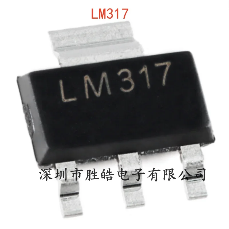 

(10PCS) NEW LM317 40V 1.5A Three-Terminal Voltage Regulator Regulator Chip SOT-223 LM317 Integrated Circuit