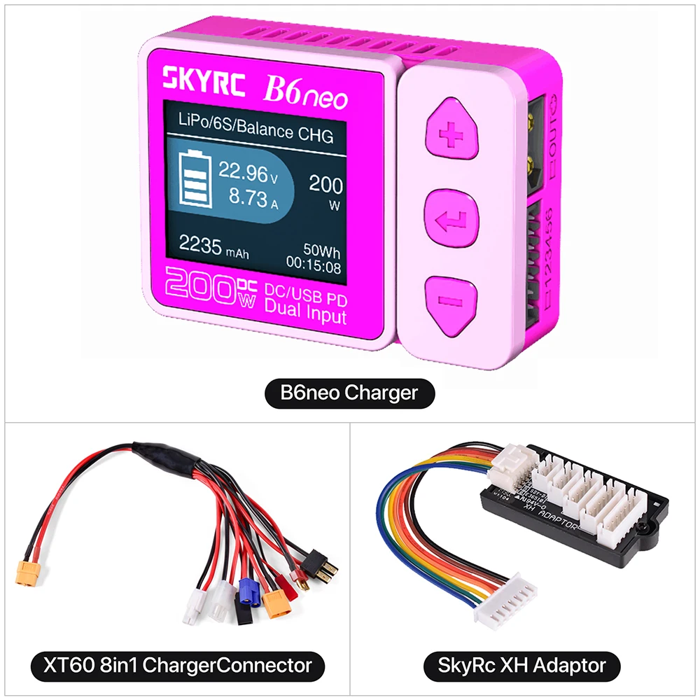 2023 Skyrc B6neo Smart Oplader Dc 200W Pd 80W Batterijbalans Oplader SK-100198 B6 Neo Xmas Tree Versie