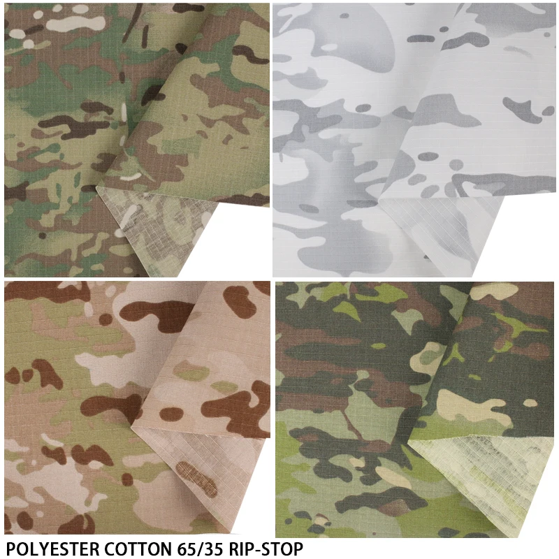 

Polyester Cotton Rip Stop MC MCTP MCAD MCAP MCBK Camouflage Fabric US Military Hat Cloth Tactical Uniform DIY