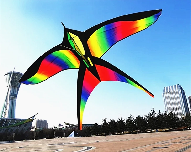 kostenloser versand regenbogen vogel drachen spielzeug für kinder spielzeug sport drachen erwachsene Nangwiec aufblasbare drachen trompo de madera linha de pipa
