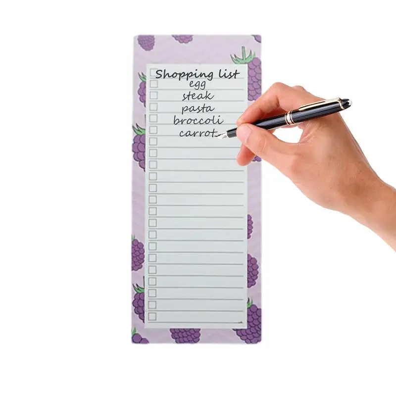 50 Sheets Magnetic Fridge Notepads To-Do List Pad Memo Pad for Grocery Shopping Memos Mini To-do-list Note Paper Pad Reminders