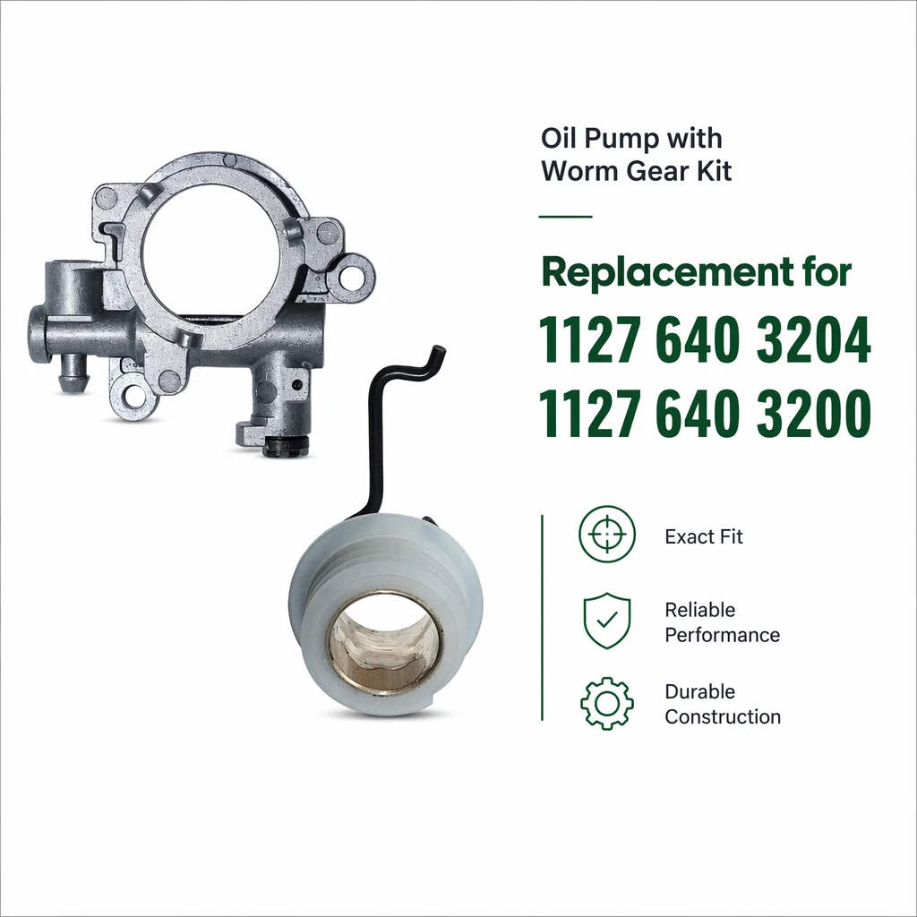 Oil Pump Worm Gear Kit For Stihl MS290/MS310/MS390/MS311/MS391/029/039 Chainsaw Replacement Service Parts OEM 1127 640 3204/3200
