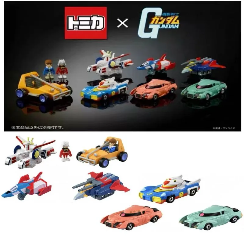 TAKARA TOMY Gundam Char Aznable Zakus G Fighter Model Samochodu ze Stopu Metali Zabawka dla Chłopców Kolekcjonerski Model Pojazdu