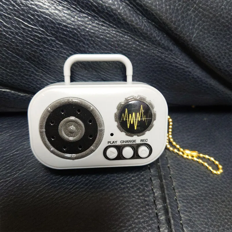 Mini Portable Recorder Pendant Gashapon Variable Sound Recording Toy