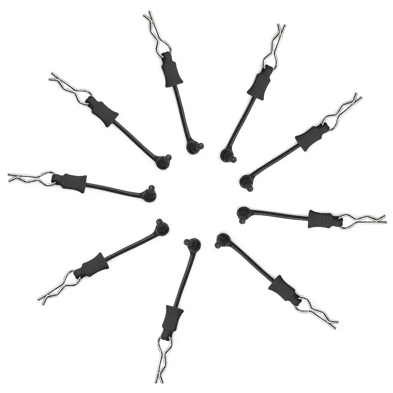 10Pcs Körper Clip Retainer Upgrade Teile für Arrma RC Auto 1/7 1/8 Körper Shell Post Säule Montieren Gebogen federnd R Pins – Detail 20