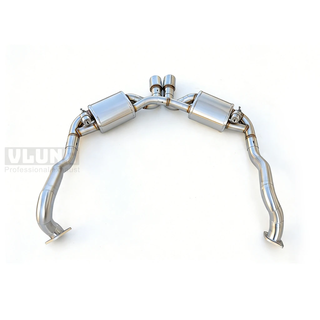 

Catback Exhaust for Porsche Boxster Cayman 981 2.7L 2012-2016 Stainless Steel Valved Exhaust System with Remote Sound Control