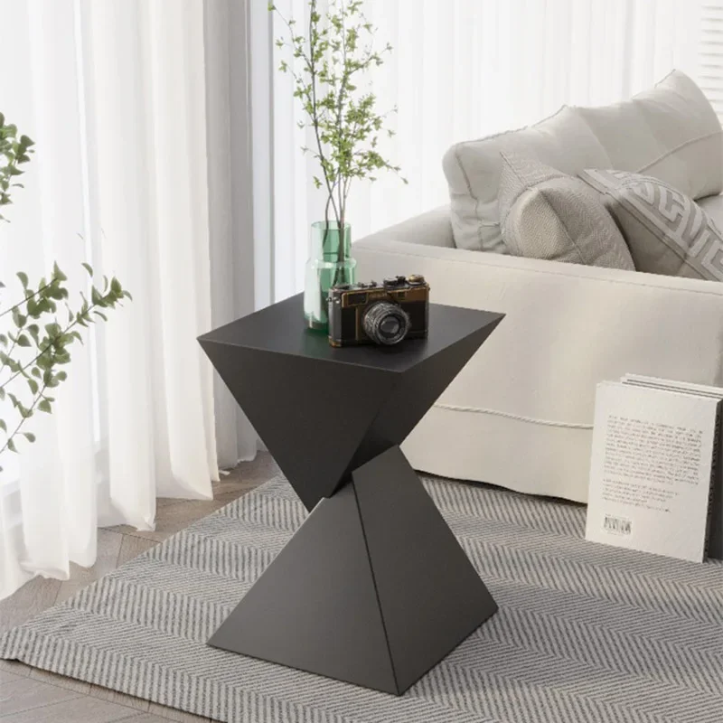 Interior Tray Minimalist Side Table Service Books Floor Black Design Coffee Table Nordic Entryway Entrance Hall Home Furniture