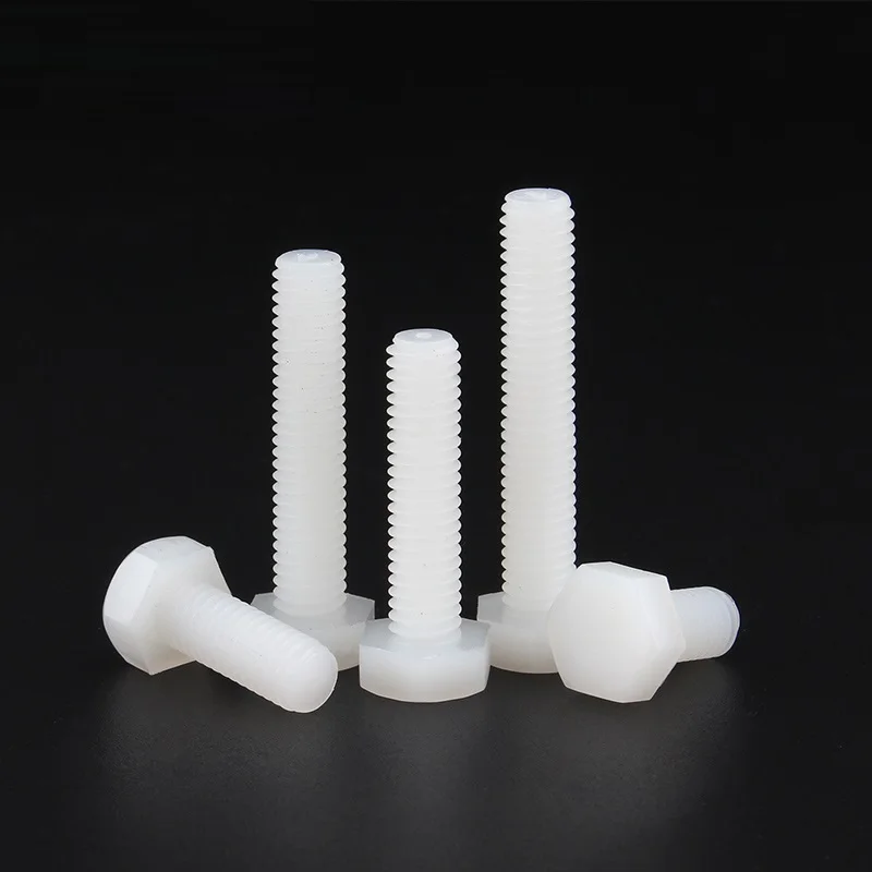 M3 M4 M5 M6 M8 M10 M12 الأبيض النايلون الخارجي عرافة رئيس مسامير البلاستيك مسدس البراغي لاستخدام عزل الحرارة/الكهرباء #5