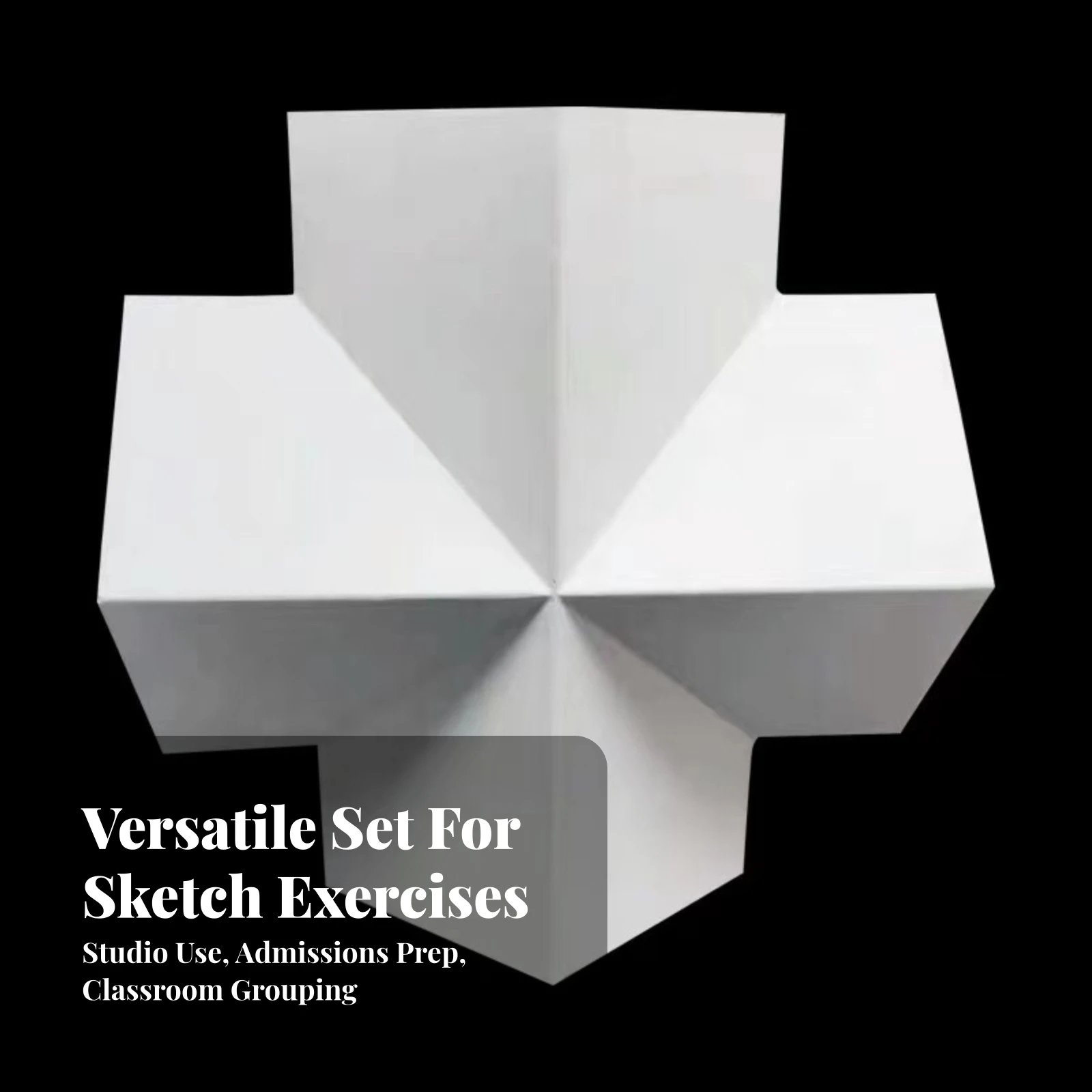 16 Pieces Plaster Study Models Accurate Sketch Geometric Model Geometric Plaster Sculptures Accurate Sketch Practice Sculpture