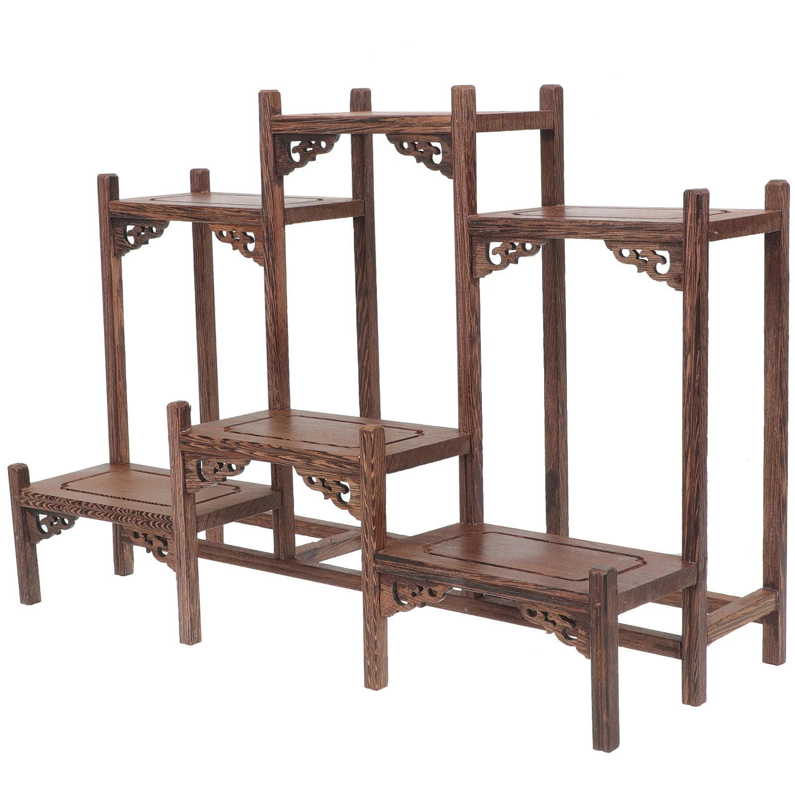 

Tea Cup Wooden Shelf Foldable Small Table Mug Rack Storage ganizer Teaware Tea Cup Holder Accessories Display St