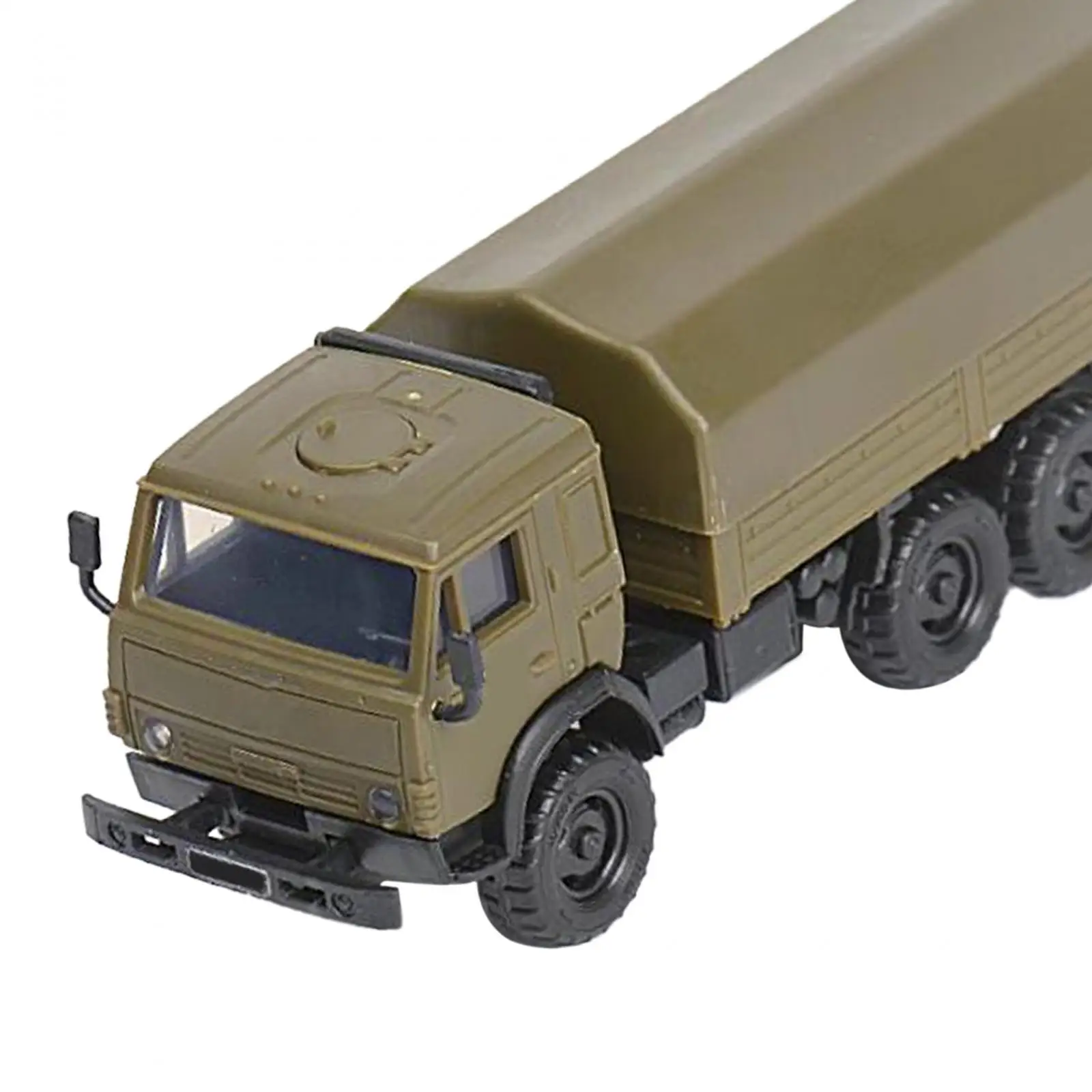 Trasporto di camion blindato 1:72 Fai da te assemblare puzzle artigianale camion da carico per giocattolo educativo ricordo regalo da collezione per adulti