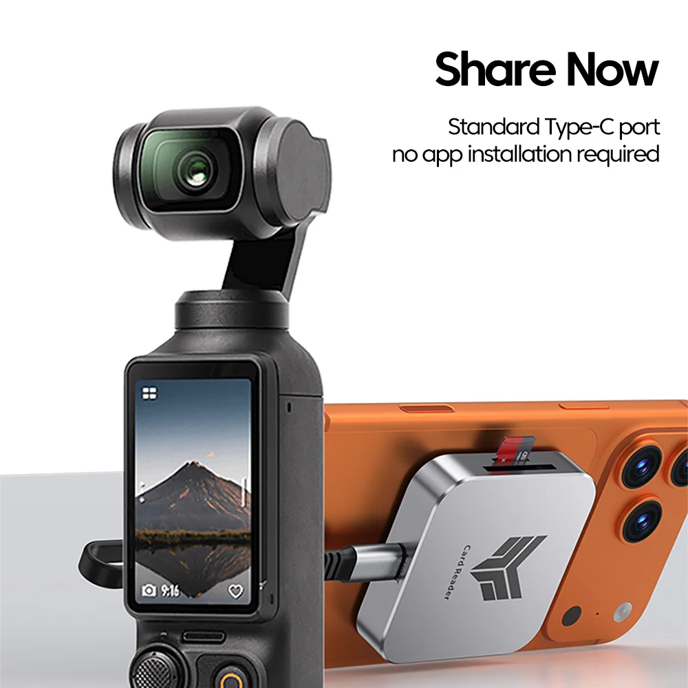 Lector de tarjetas magnético 4 en 1: adaptador CF+SD+TF+USB con conector de cable doble tipo C para accesorios de teléfonos móviles, tabletas y portátiles.