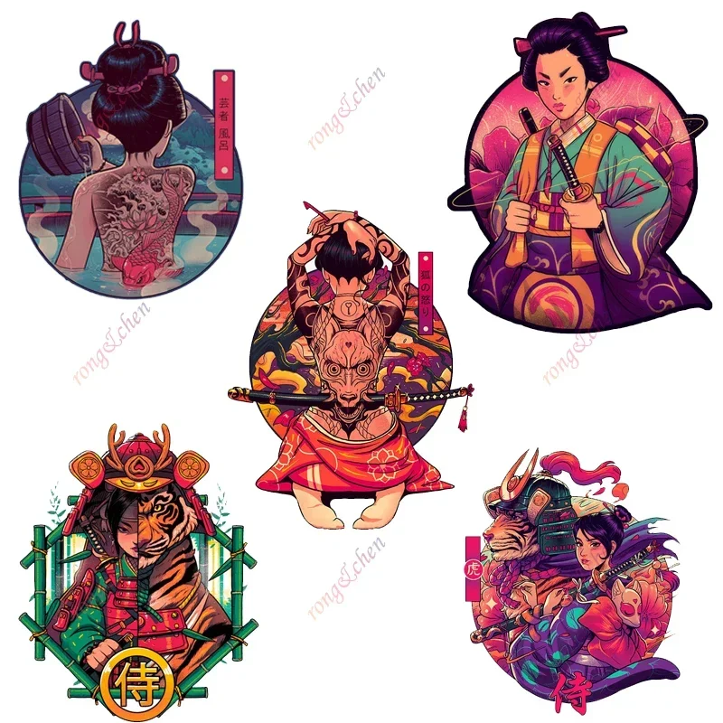 

Sexy Girl Car Sticker Cherry Samurai for Car Motorcycle Racing Helmet Laptop Trunk Body Car Window Surfboard PVC Vinyl Decals